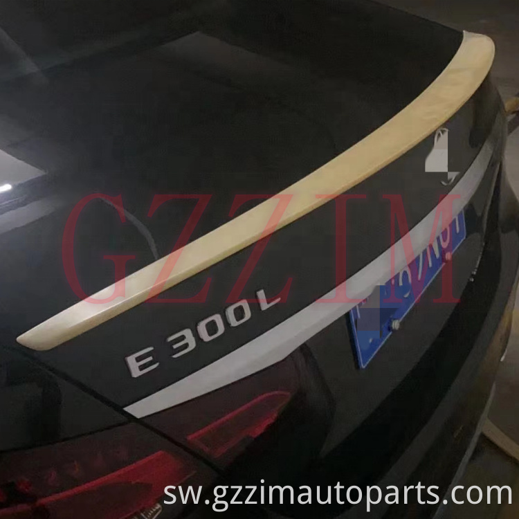 Exterior Accessories ABS Carbon Fiber AMG Style Rear Trunk Boot Wing Spoiler For E class  2020